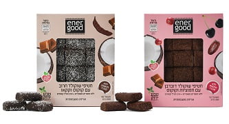 אנר גוד חטיפים על בסיס פירות יבשים, קוקוס וקקאו (צילום: תום חוליגנוב)