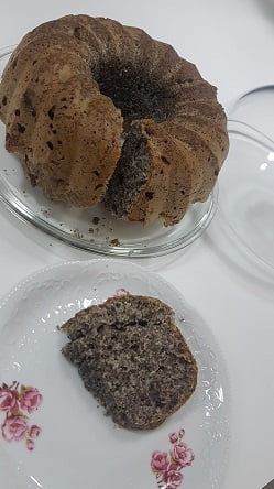 עוגת פרג ללא סוכר